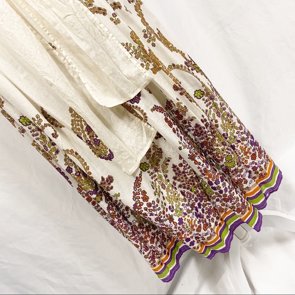 Moda International Boho Cream Floral Strapless Maxi Dress - Picture 8 of 11